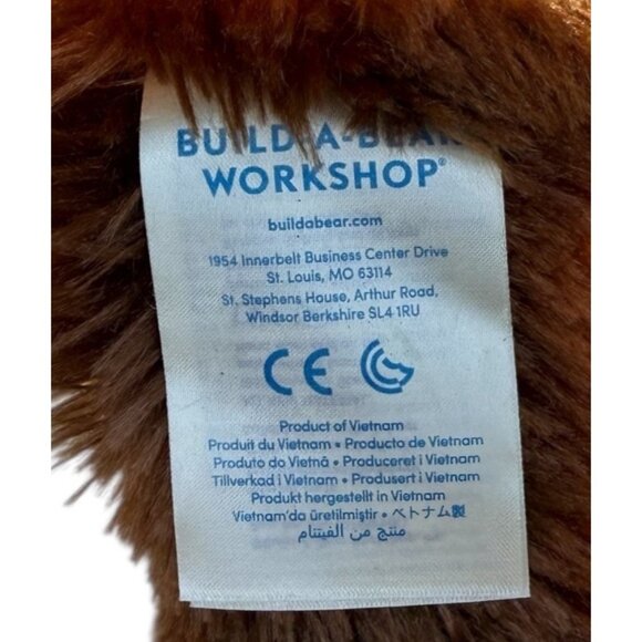 Build A Bear Brown Sloth Hugs w/ Hands & Feet Plush Stuffed Support Pet Toy - Picture 10 of 16